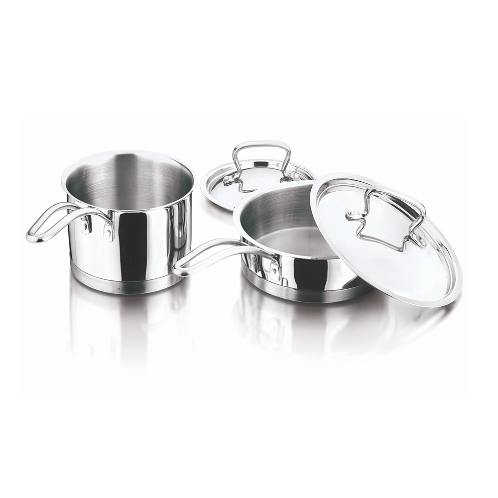 Vinod Stainless Steel Classique Deluxe Set - 2 Piece (Induction Friendly)