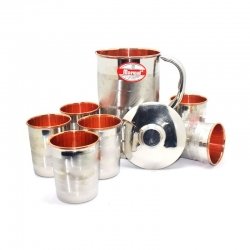 Steel Copper Luxury Lemon Set 7 Pcs