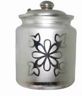 Stainless Steel Oil / Ghee Dispenser Pot with Lid and Spoon