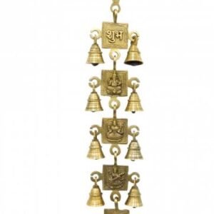 Antique Polished Brass Latkan Bell For Wall Hangging
