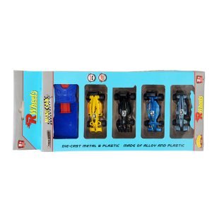 4 Racing Cars With Launcher