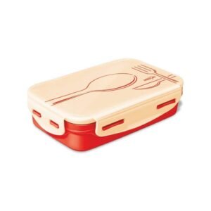 Milton Stainless Steel Tifin Box, 550 ml, Orange/Peach
