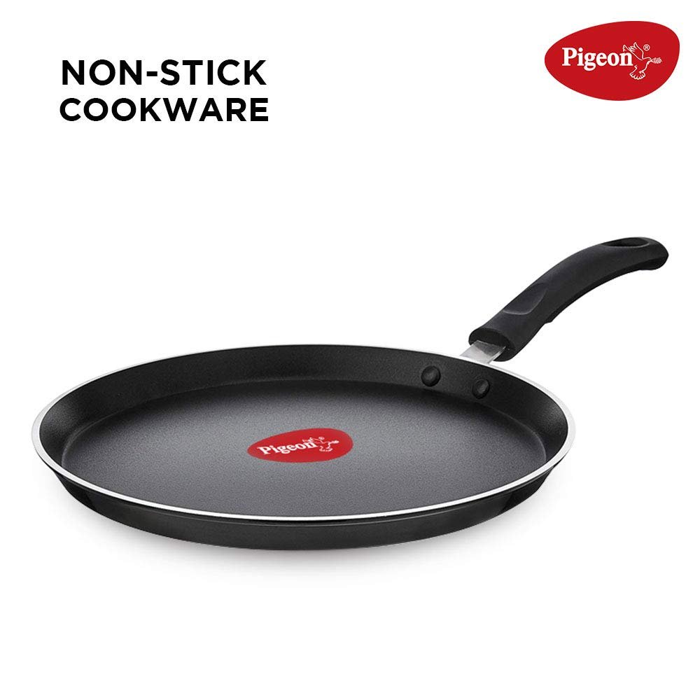 Pigeon by Stovekraft Special Non-Stick Aluminium Flat Tawa,