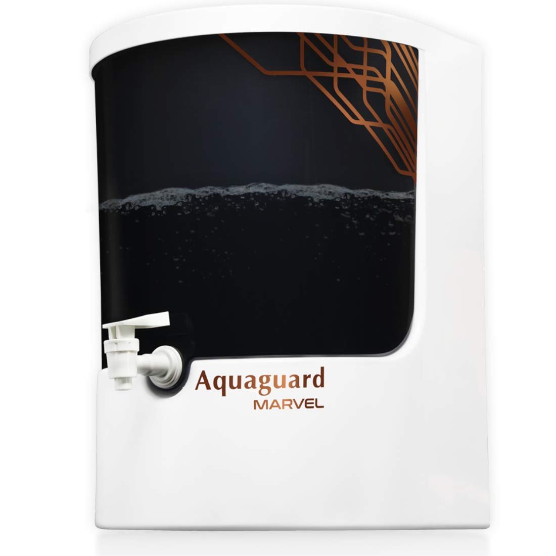 Eureka Forbes Aquaguard Marvel(UV+UF) 8 litres UV+UF Water Purifier White & Black