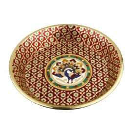Minakari Plate Parath Small