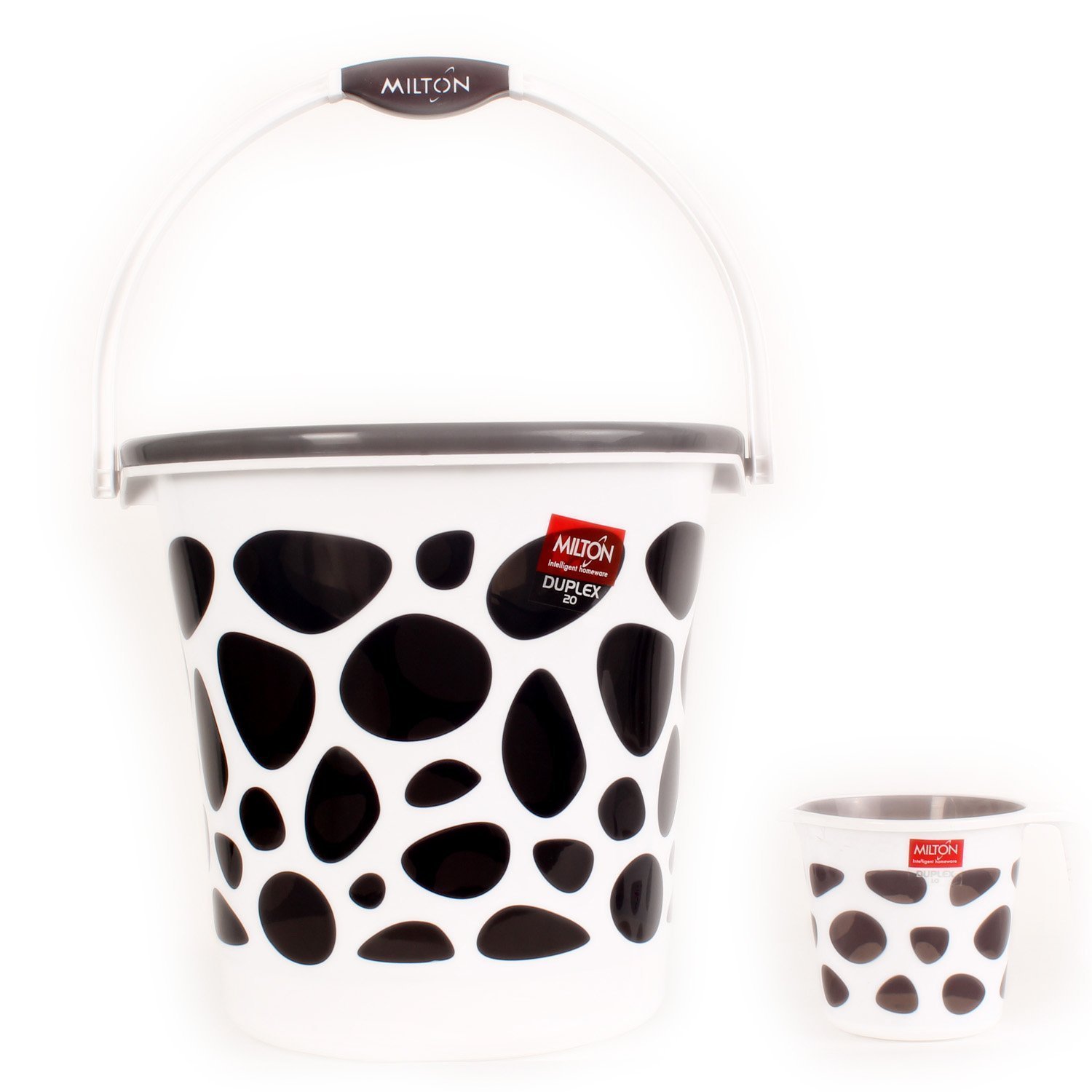 MILTON 25 L Duplex Bucket and Mug (Grey)