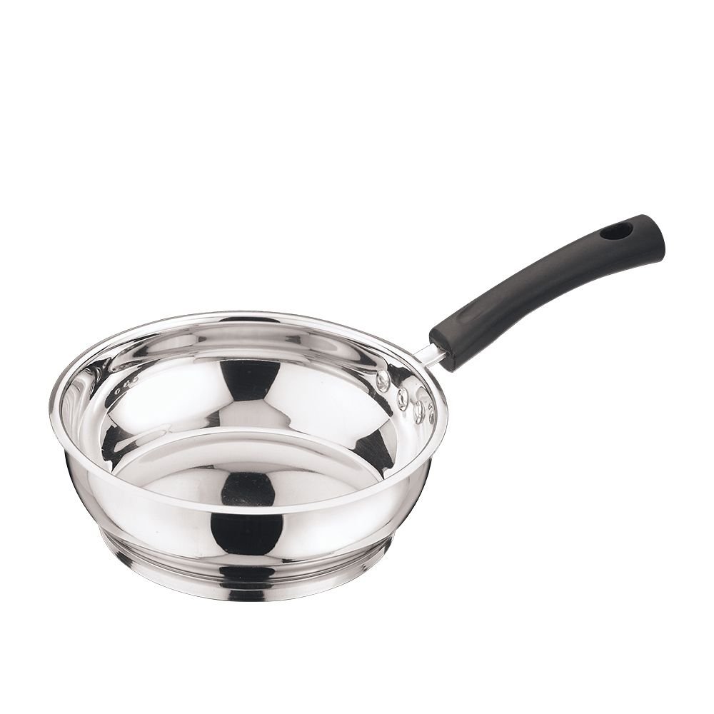 Vinod Stainless Steel Frypan Without Lid - 22 Cm (Induction Friendly)