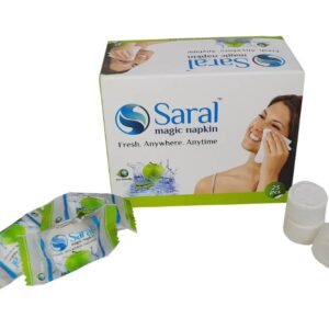 SARAL MAGIC COIN TISSUES GREEN APPLE 25 PCS