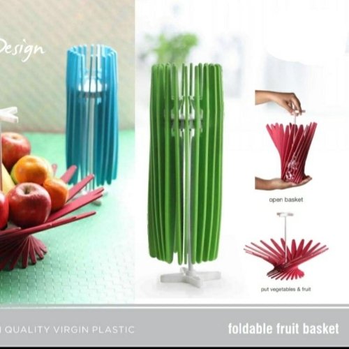 Foldable fruit basket