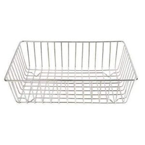 Embassy Multipurpose Baby Basket/Mini Dish Drainer, Size 1, 34x26.5x11.8 cms (Small Size, Stainless Steel)