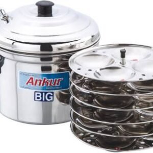ANKUR Induction & Standard Idli Maker (6 Plates , 24 Idlis )