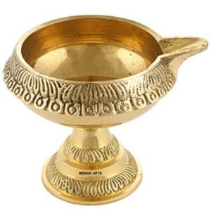 Brass Kuberar Vilakku / Diya - Single Face