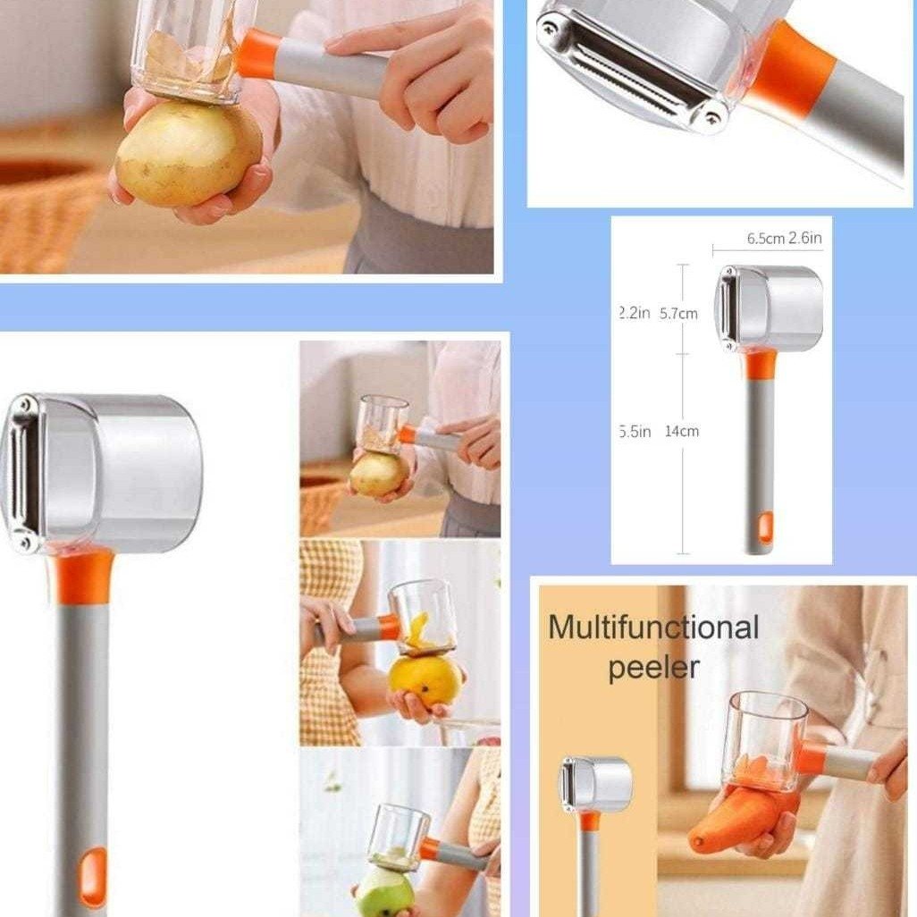 Peeler with Container
