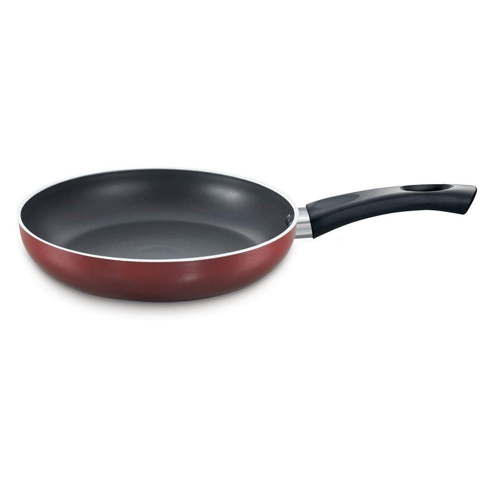 Prestige OMG DLX Sleeve Induction Base Non-Stick Aluminium Fry Pan, 200mm, Red
