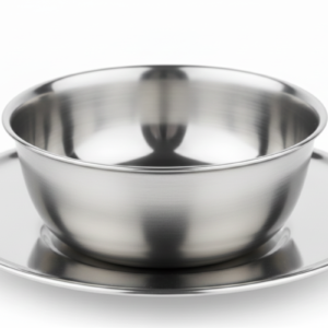 KS SS Soup / Finger Bowl With Liner Matt Finish