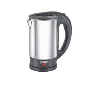 Prestige PKSS 1.5 Stainless Steel Electric Kettle 1.5 L, (Silver & Black)