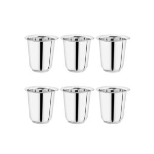 KESARIYA SS MAYURI WATER GLASS(SET OF 6)