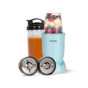 Tesora Nutri-Flash 400W Mixer, Grinder & Blender | Blue | Comes with 2 Jars