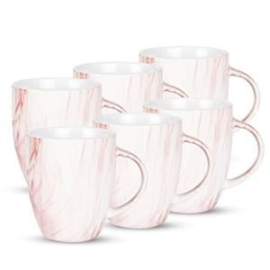 TREO MARBLE MUG 240ML 6PCS SET