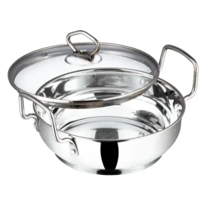 Vinod Stainless Steel Kadai With Lid