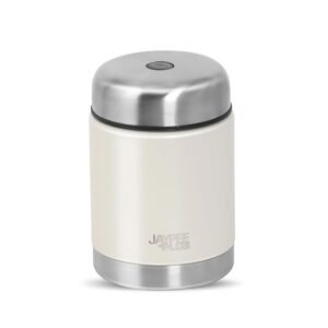 Jaypee Plus Stainless Steel Food Jar | Ivory | Leak Proof | Wide Mouth