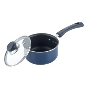Vinod Zest Non Stick Saucepan With Glass Lid