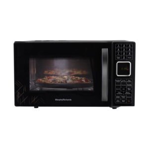Morphy Richards 27 L Convection Microwave Oven with 200 Auto-Cook Menus, Stainless Steel Cavity, Deodorizer (27CGF, Black)