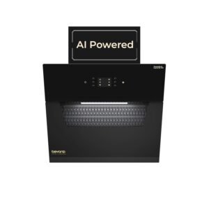 Beyond Elara Slant Chimney | Smart AI, Motion Sensor & Speakers | Touch Control | Radio | Whistle Counter | Auto Clean