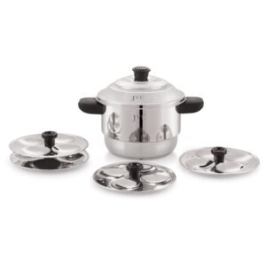 JVL Sambar Idly Maker Triply Base 4 Plates Mini idly Maker