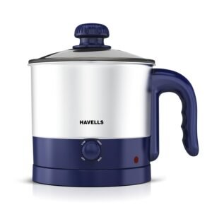Havells Steamor Multicook Kettle | 1.2 L Capacity | Food Grade Body with Cool Touch Handle