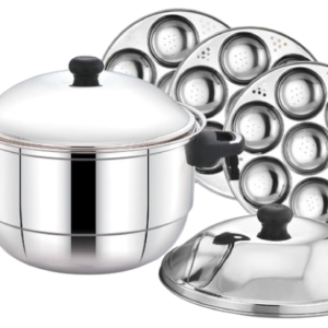 Premium Miracle Idly Pot With Induction Bottom | High Quality Stainless Steel | Food Grade