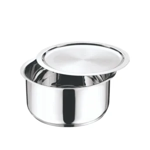 Vinod Stainless Steel 304 Grade Tope With Lid (Induction Friendly)