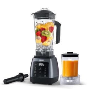 Agaro Royal Professional Blender | 5 Preset Function | 2000W | 9 Speed | Black