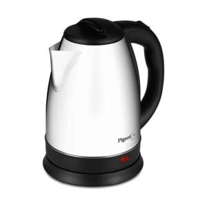 Pigeon Hot Stainless Steel Electric Kettle | 1.8 Litre | 1300 Watts | Automatic Shut Off | Silver