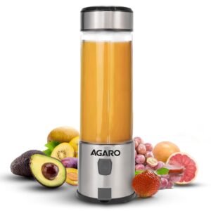 Agaro Galaxy Portable Blender | 450 ml | Rechargeable | Silver