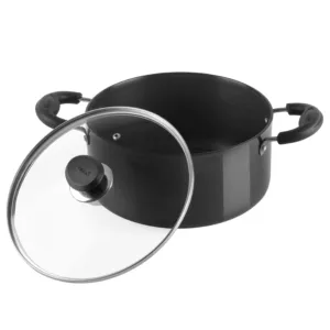 Vinod Black Pearl Hard Anodised Sauce Pot With Lid