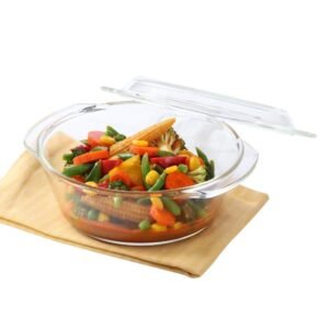 BOROSIL CASSEROLE-DEEP ROUND 2.5LTR