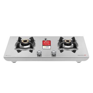 Sujata Robusto Gas Stove Manual Ignition | Stainless Steel Body | 9 Years Warranty | SABAF