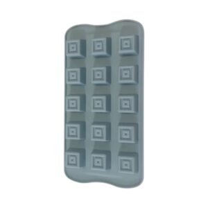 Rena Silicone Square Chocolate Mould / Ice-tray | 15 Holes