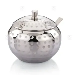KESARIYA 5.5CM STEEL GHEEPOT HAMMERED