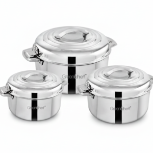 GREENCHEF PLATINA SS CASSEROLE COMBO