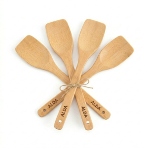 ALDA KITCHEN TOOLS BAMBOO SOLID TURNER(SET OF 4)