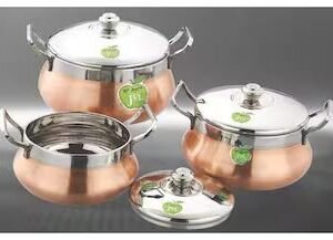 JVL FLAME POT FULL COPPER