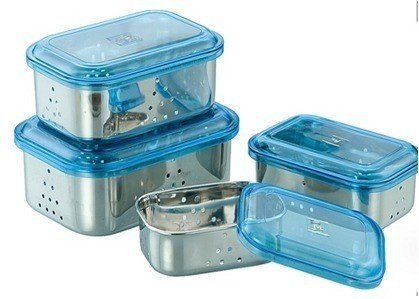JVL RECTANGULAR FREEZE BOWL ACRYLIC LID (1000 ML)