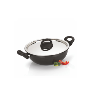 ALDA GRAPHITO NON STICK DEEP WOK WITH LID 22CM (2.4L)