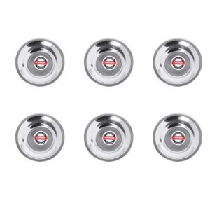 KESARIYA 10 CM GLASS COVER(SET OF 6)