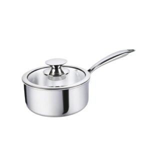 ALDA VITALE TRI-PLY SS SAUCE PAN WITH LID 20CM (2.8L)