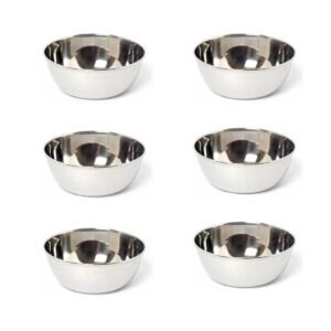 KESARIYA SS FINE DINNER VATI(SET OF 6)