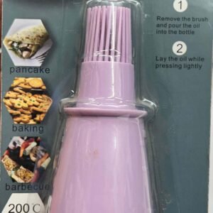 Silicone Oil Brush Bottle - High-Temperature Resistant & Refillable