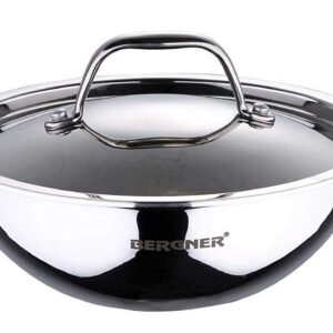 Bergner Argent Triply Stainless Steel Kadai